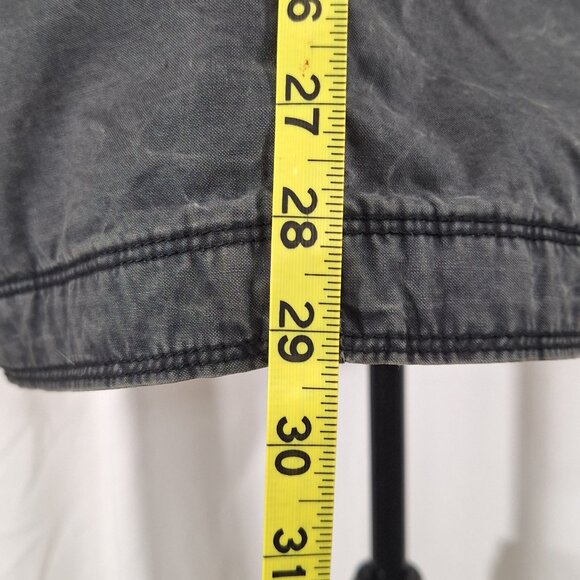 Old Navy Mens Size Large Utility Field Jacket Coat Charcoal Functional Fashion - Picture 9 of 11